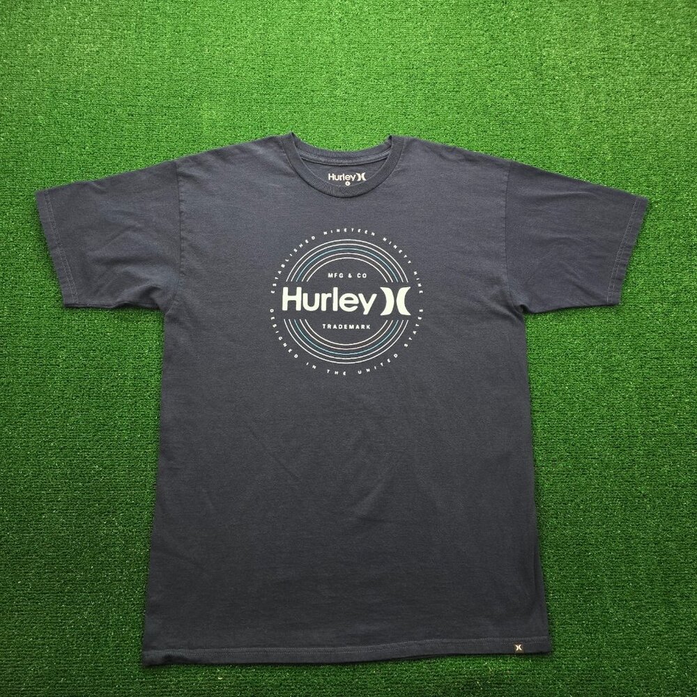 Hurley Tshirt Mens‎ Large Black Short Sleeve Beach Casual Surfer Skater